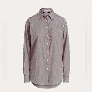 Lauren Ralph Lauren- Pin Stripped Blouse - Size L